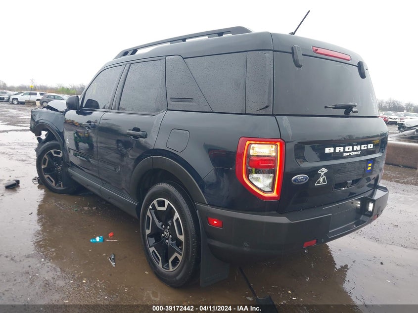 2022 Ford Bronco Sport Outer Banks VIN: 3FMCR9C62NRD45640 Lot: 39172442