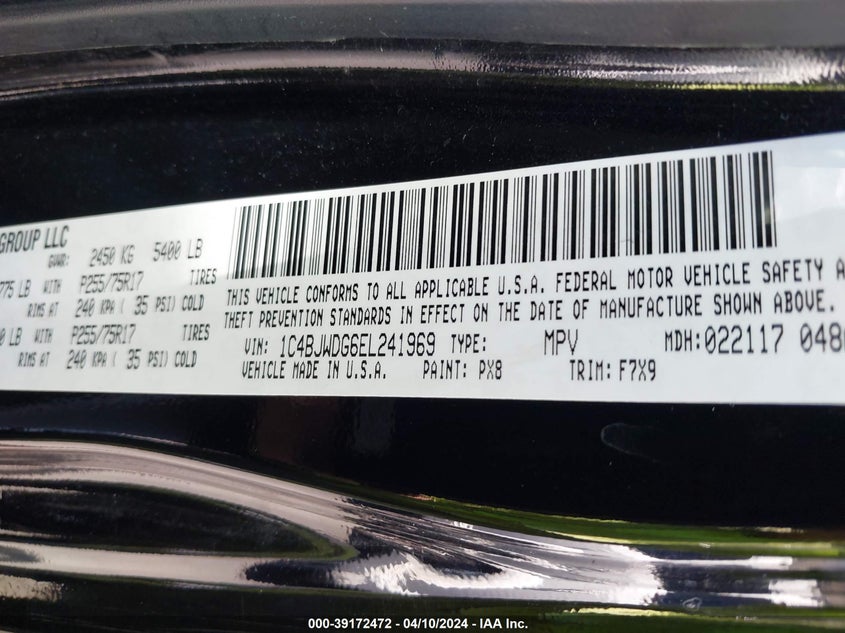 2014 JEEP WRANGLER UNLIMITED FREEDOM EDITION - 1C4BJWDG6EL241969