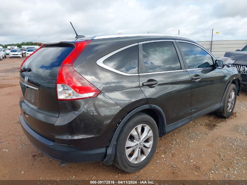 2013 Honda Cr-V Ex-L VIN: 5J6RM3H77DL004835 Lot: 39172516