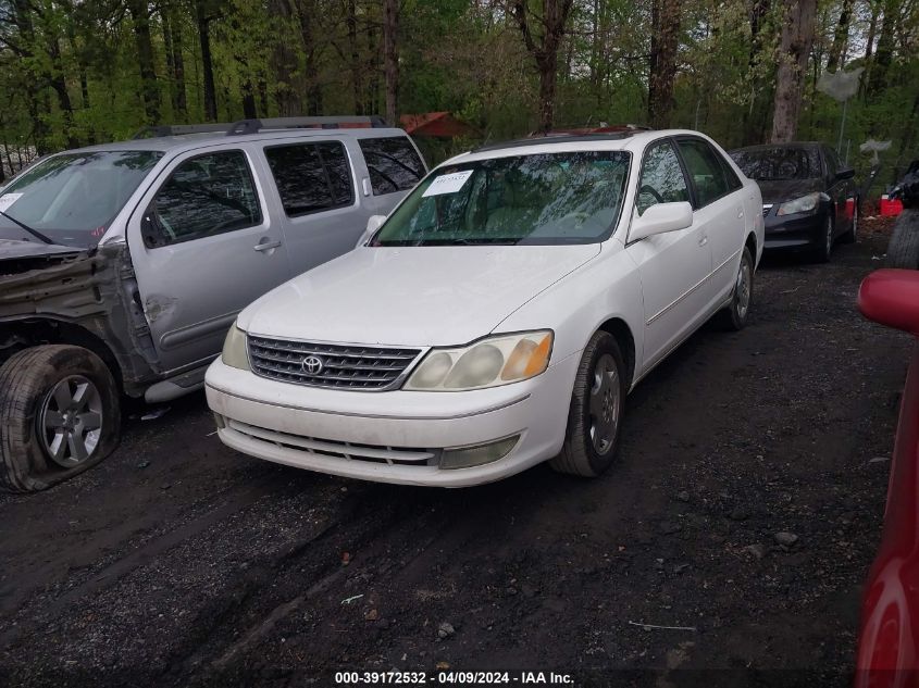 4T1BF28B44U350413 | 2004 TOYOTA AVALON