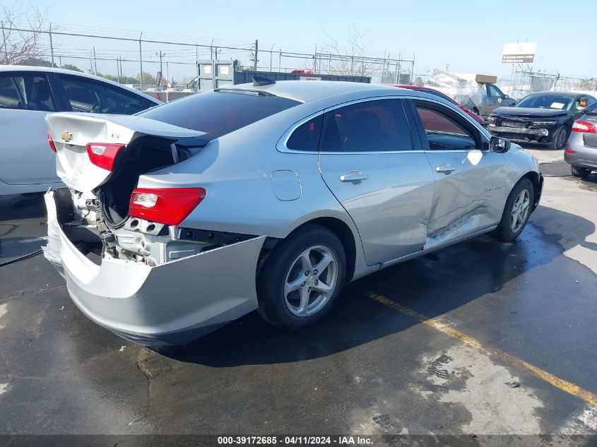 2016 Chevrolet Malibu Ls VIN: 1G1ZB5ST3GF208282 Lot: 39172685