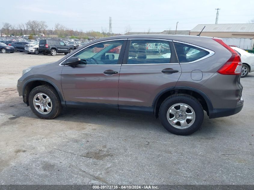 2015 Honda Cr-V Lx VIN: 5J6RM4H34FL051679 Lot: 39172735