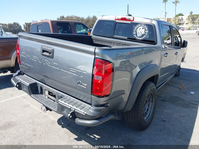 VIN 1GCGTEENXM1101425 2021 CHEVROLET COLORADO 4WD  SHORT BOX ZR2
