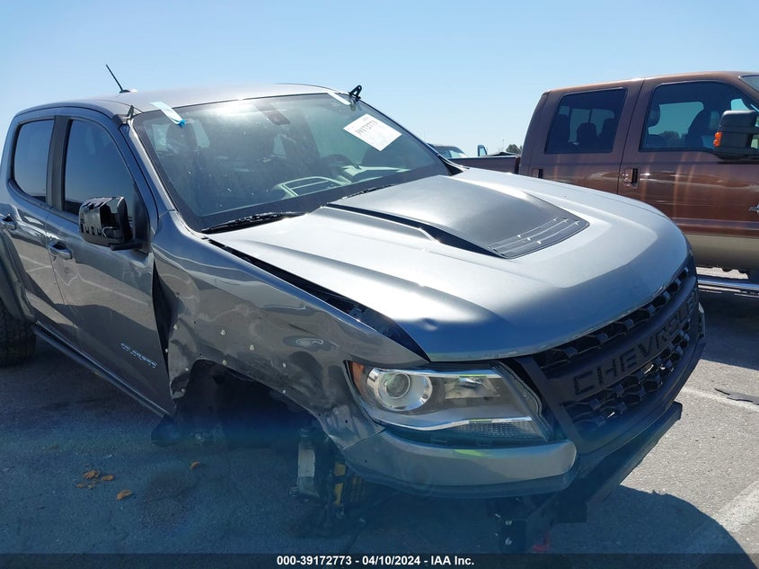 VIN 1GCGTEENXM1101425 2021 CHEVROLET COLORADO 4WD  SHORT BOX ZR2