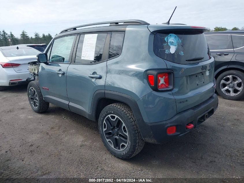 2016 Jeep Renegade Trailhawk VIN: ZACCJBCT5GPD23329 Lot: 39251344