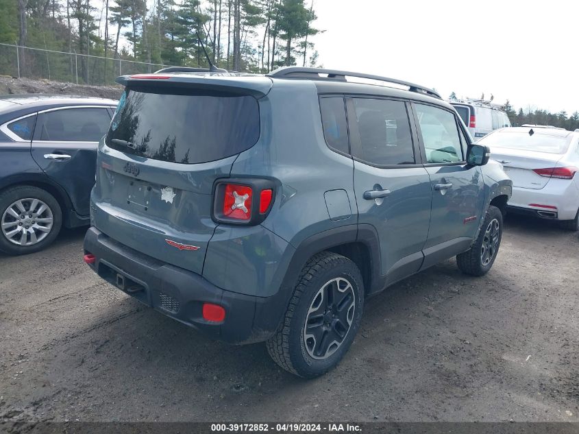 2016 Jeep Renegade Trailhawk VIN: ZACCJBCT5GPD23329 Lot: 39251344