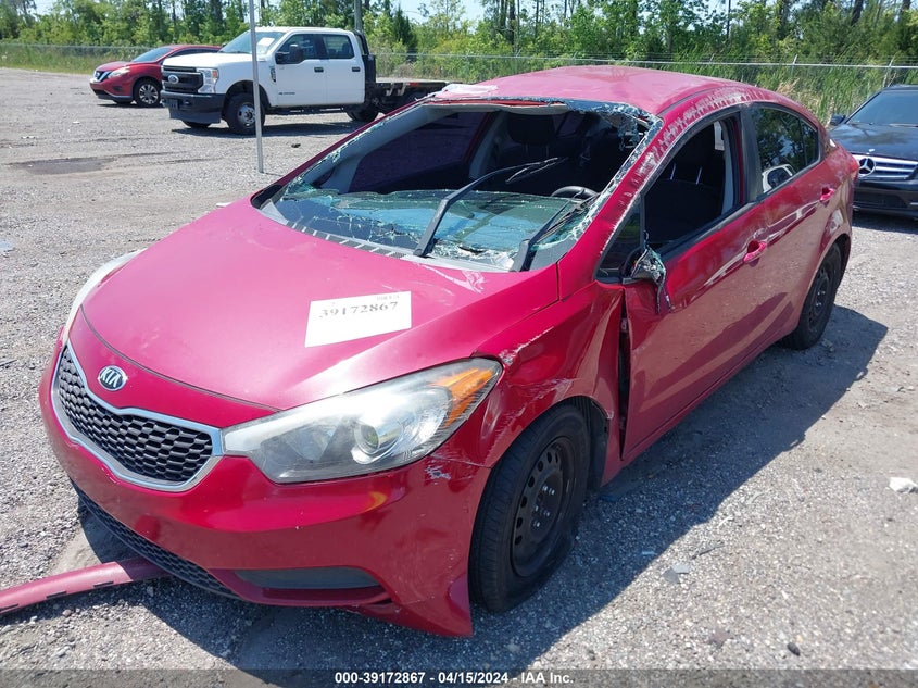 2016 KIA FORTE LX - KNAFK4A61G5588676