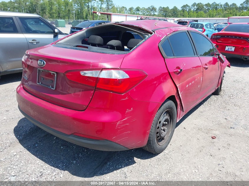 2016 KIA FORTE LX - KNAFK4A61G5588676