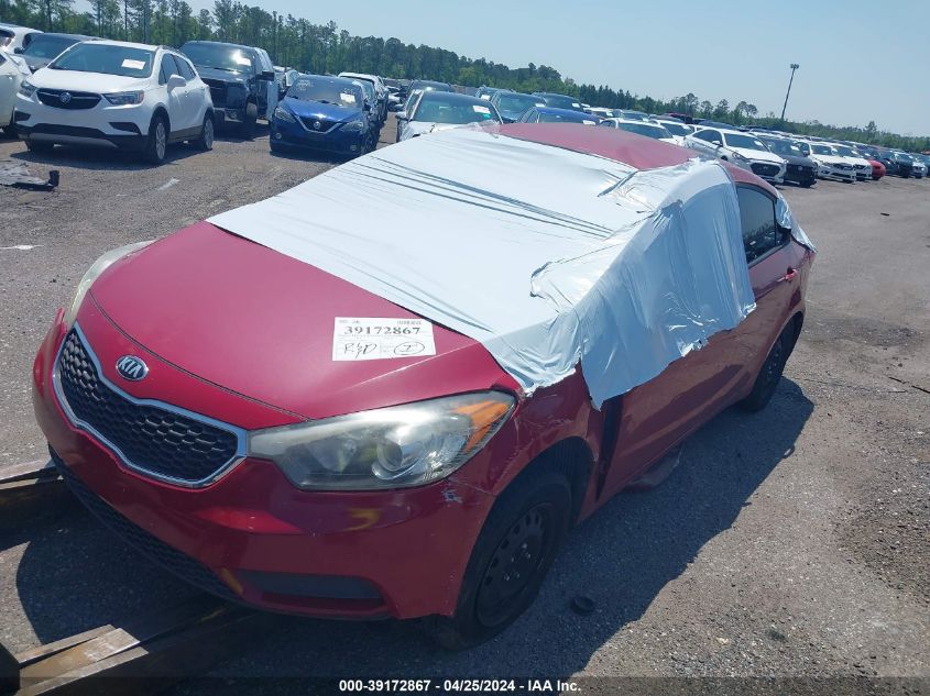 2016 Kia Forte Lx VIN: KNAFK4A61G5588676 Lot: 39172867