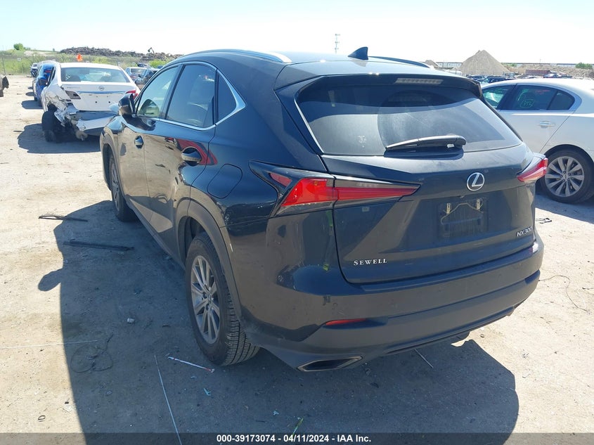 VIN JTJDARBZ5M2180453 2021 LEXUS NX 300