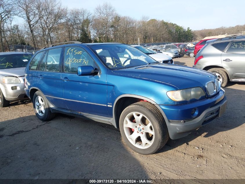 2003 BMW X5 4.4I VIN: 5UXFB33583LH41269 Lot: 39173120