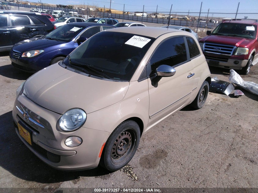 2012 Fiat 500 Pop VIN: 3C3CFFBR2CT113440 Lot: 39173257