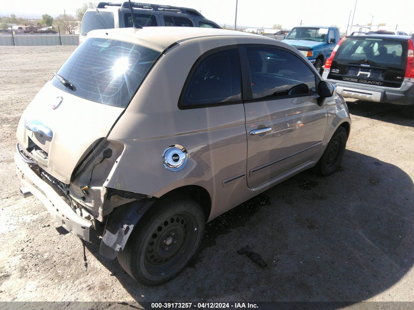 2012 Fiat 500 Pop VIN: 3C3CFFBR2CT113440 Lot: 39173257