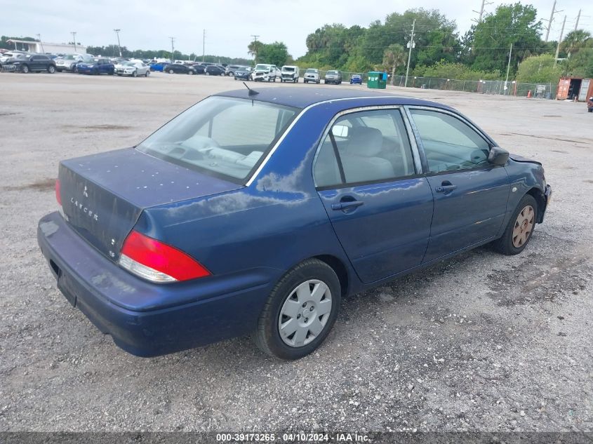 JA3AJ26E63U036125 | 2003 MITSUBISHI LANCER