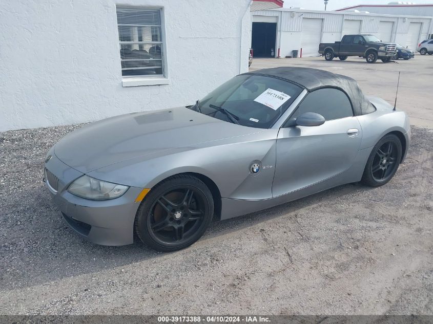 4USBU53516LX00323 | 2006 BMW Z4