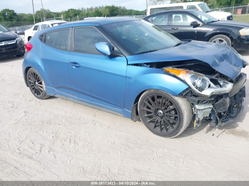 2016 HYUNDAI VELOSTER TURBO - KMHTC6AE8GU255902