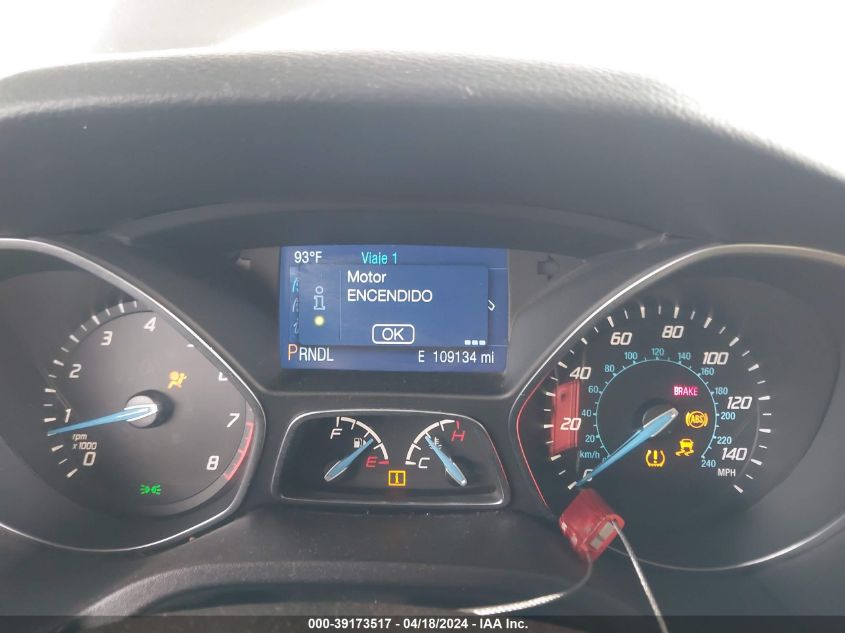 2014 Ford Focus Se VIN: 1FADP3F27EL446858 Lot: 39253316