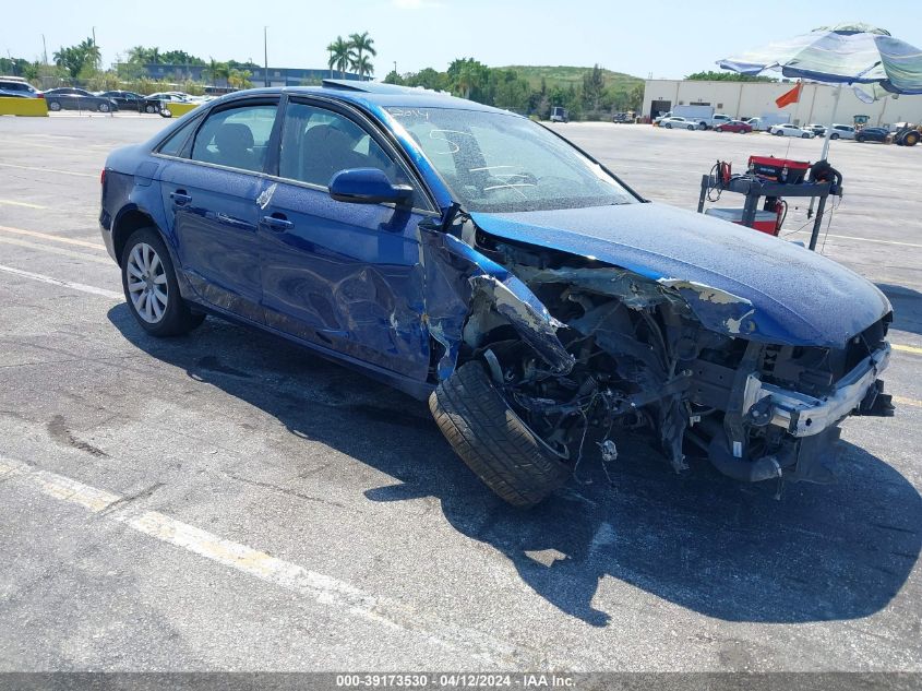 2014 Audi A4 2.0T Premium VIN: WAUAFAFL6EN000554 Lot: 39173530