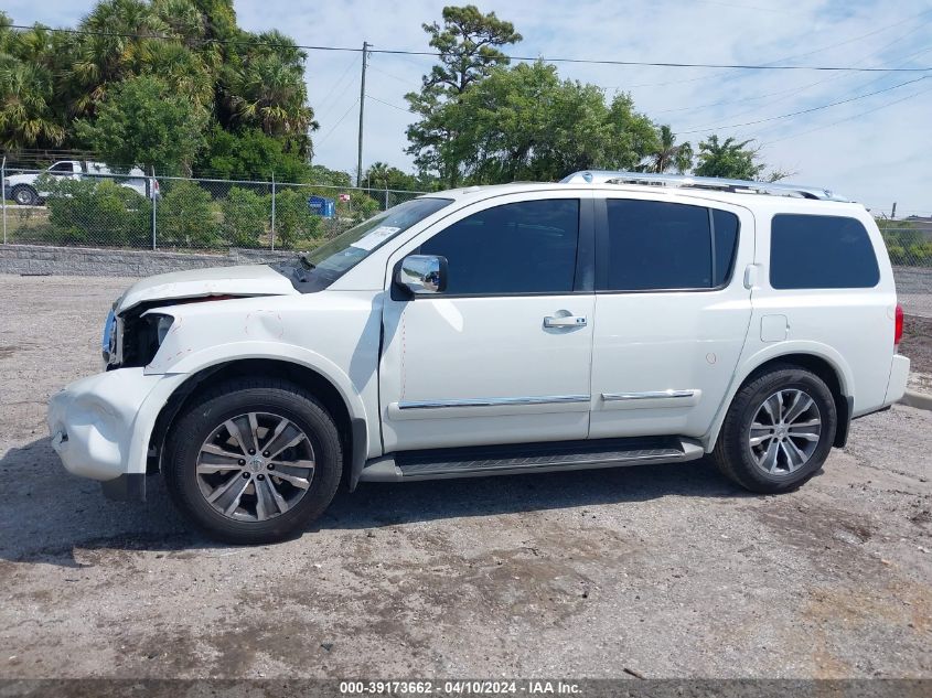 2015 Nissan Armada Sl VIN: 5N1BA0ND9FN618023 Lot: 39173662