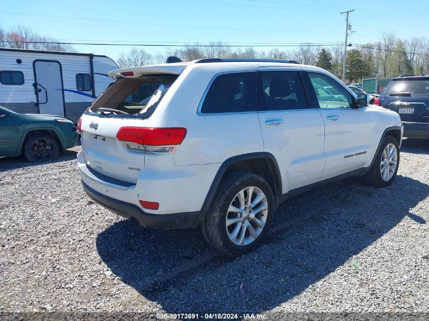 2017 Jeep Grand Cherokee Limited 4X4 VIN: 1C4RJFBG1HC781722 Lot: 39173691