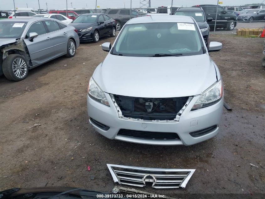 2013 Nissan Sentra Sv VIN: 3N1AB7AP8DL631948 Lot: 39173733