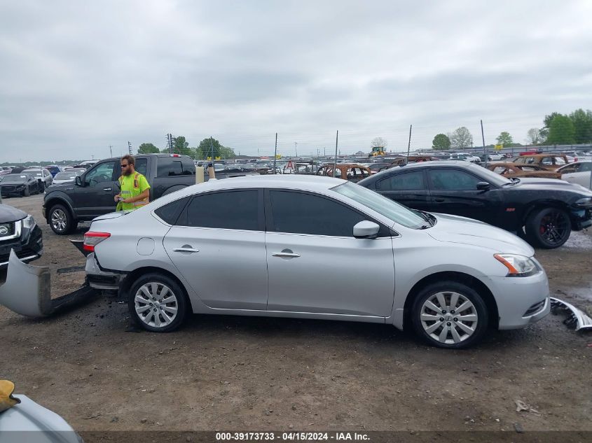 2013 Nissan Sentra Sv VIN: 3N1AB7AP8DL631948 Lot: 39173733