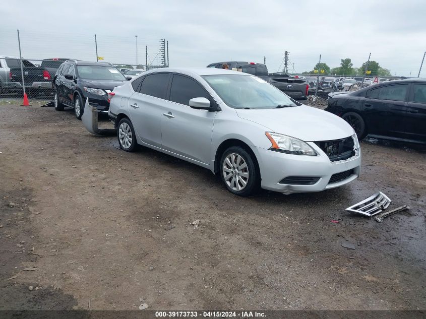 2013 Nissan Sentra Sv VIN: 3N1AB7AP8DL631948 Lot: 39173733