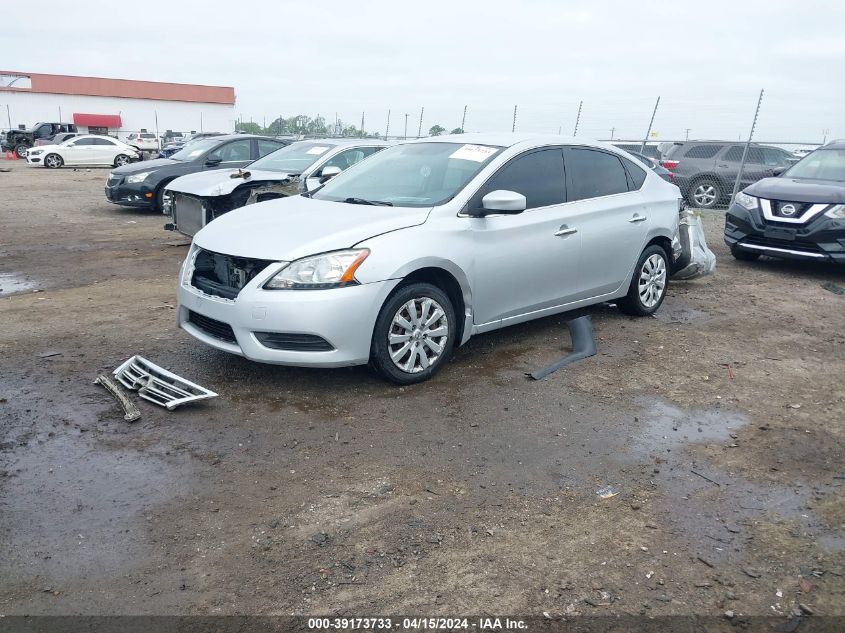 2013 Nissan Sentra Sv VIN: 3N1AB7AP8DL631948 Lot: 39173733