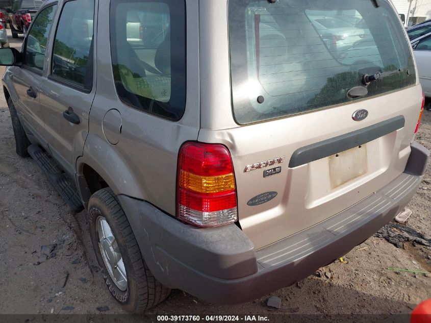 2001 Ford Escape Xls VIN: 1FMYU01191KA74436 Lot: 39253237