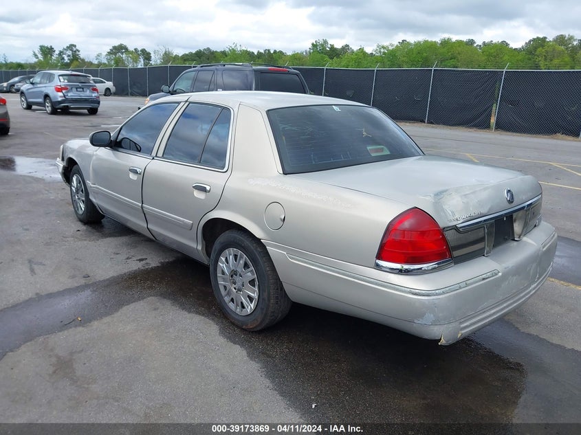 2006 Mercury Grand Marquis Gs VIN: 2MEFM74W36X600879 Lot: 39173869