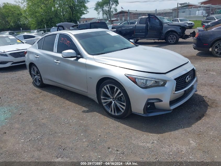 2018 Infiniti Q50 3.0T Sport VIN: JN1EV7AR3JM434780 Lot: 39173897