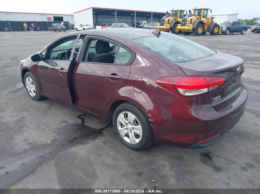 3KPFK4A72HE094649 | 2017 KIA FORTE