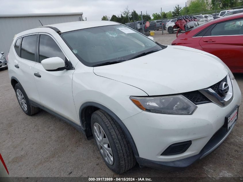 2016 Nissan Rogue S VIN: KNMAT2MT5GP625829 Lot: 39173989