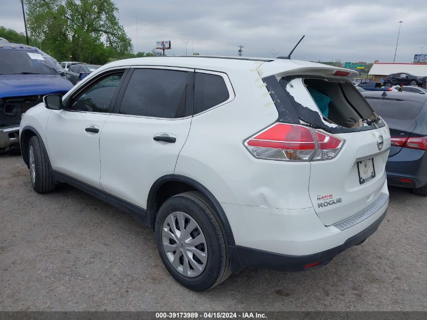 2016 Nissan Rogue S VIN: KNMAT2MT5GP625829 Lot: 39173989