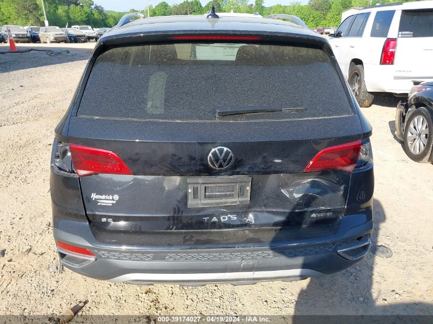 2023 Volkswagen Taos 1.5T Se VIN: 3VVNX7B20PM301725 Lot: 39256967