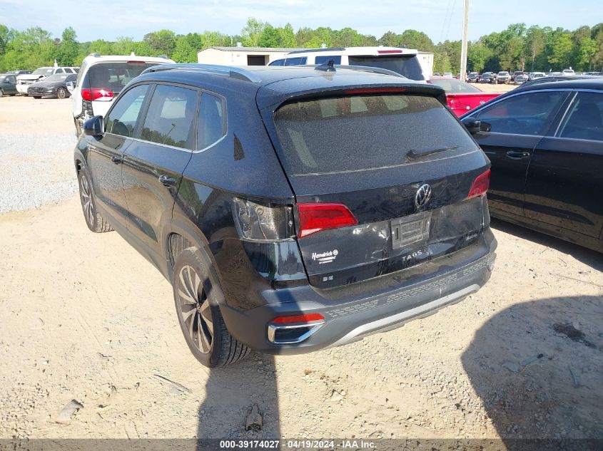 2023 Volkswagen Taos 1.5T Se VIN: 3VVNX7B20PM301725 Lot: 39256967