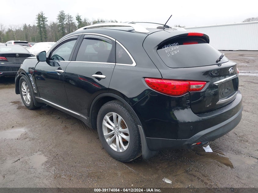 2011 Infiniti Fx35 VIN: JN8AS1MU0BM711523 Lot: 39174084