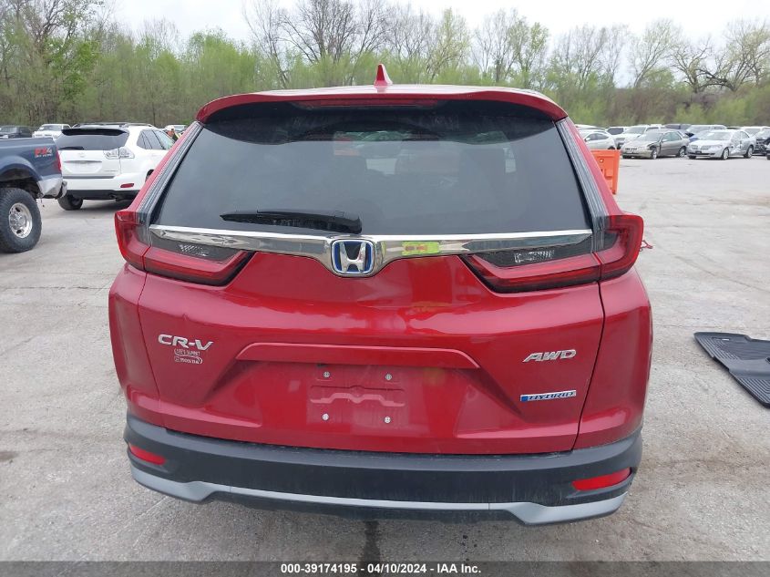 2021 HONDA CR-V HYBRID EX-L - 7FART6H82ME029622