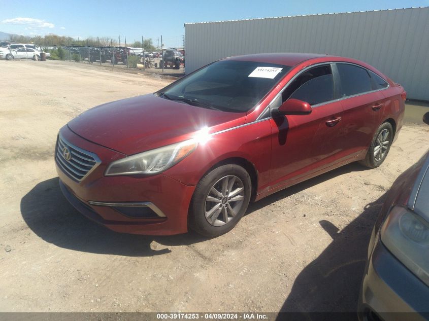 2015 Hyundai Sonata Se VIN: 5NPE24AF8FH048481 Lot: 39174253