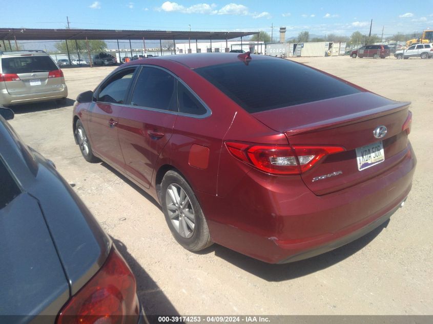 2015 Hyundai Sonata Se VIN: 5NPE24AF8FH048481 Lot: 39174253