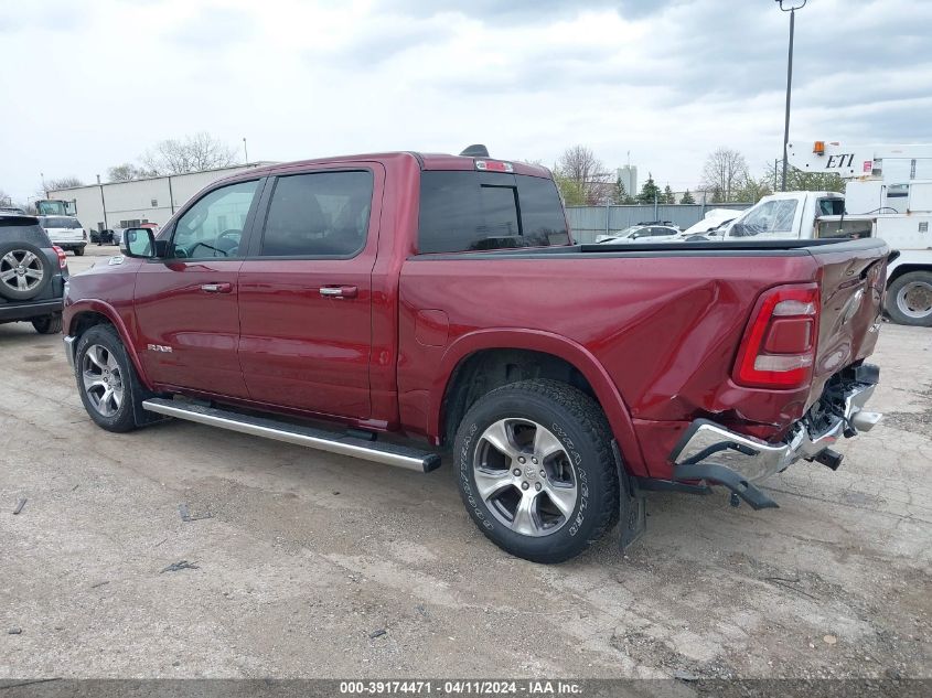 2019 Ram 1500 Laramie 4X4 5'7 Box VIN: 1C6SRFJT9KN921673 Lot: 39174471