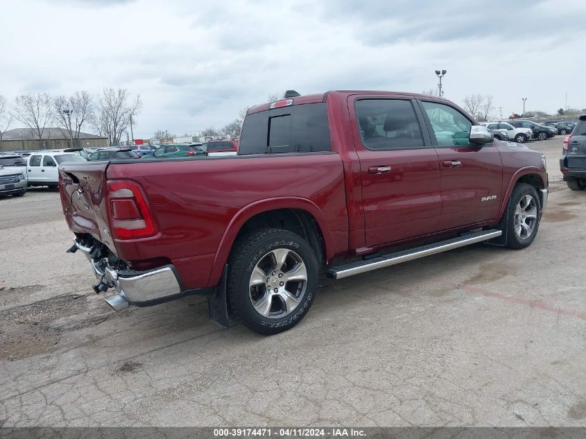 2019 Ram 1500 Laramie 4X4 5'7 Box VIN: 1C6SRFJT9KN921673 Lot: 39174471