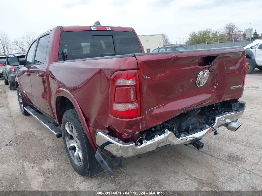 2019 Ram 1500 Laramie 4X4 5'7 Box VIN: 1C6SRFJT9KN921673 Lot: 39174471