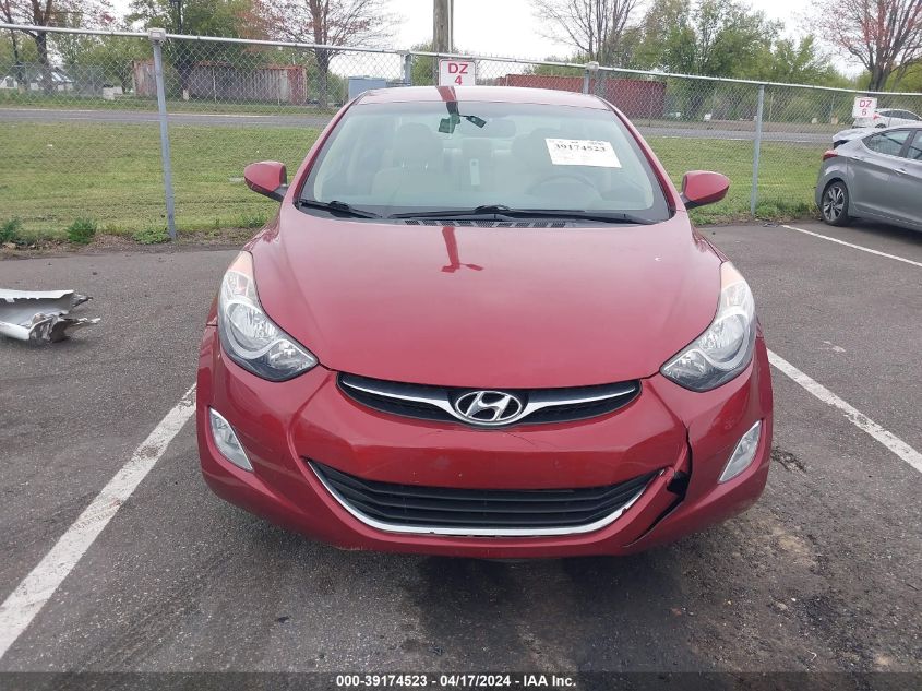 2013 Hyundai Elantra Gls VIN: 5NPDH4AE8DH193616 Lot: 39174523