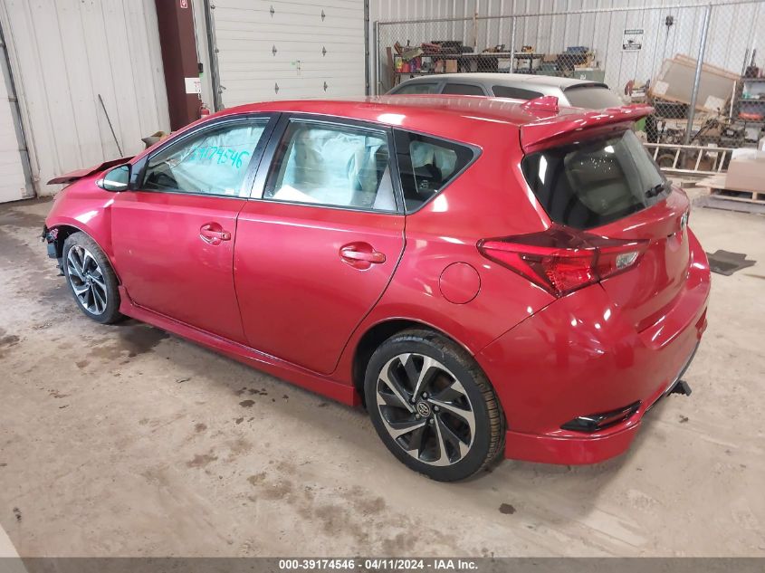 2017 Toyota Corolla Im VIN: JTNKARJE5HJ540756 Lot: 39174546