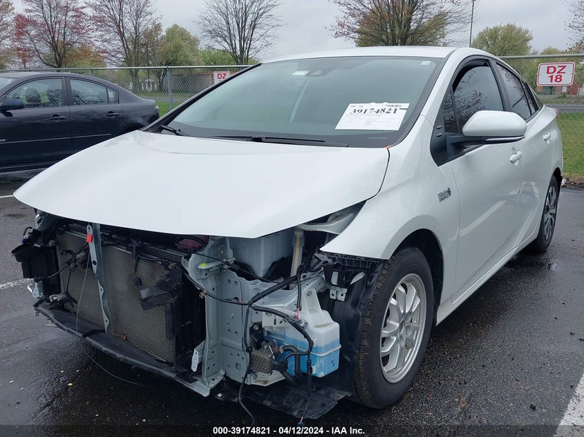 2021 TOYOTA PRIUS PRIME 1.8L I4 FI DOHC 16V (VIN: JTDKAMFP7M3172693
