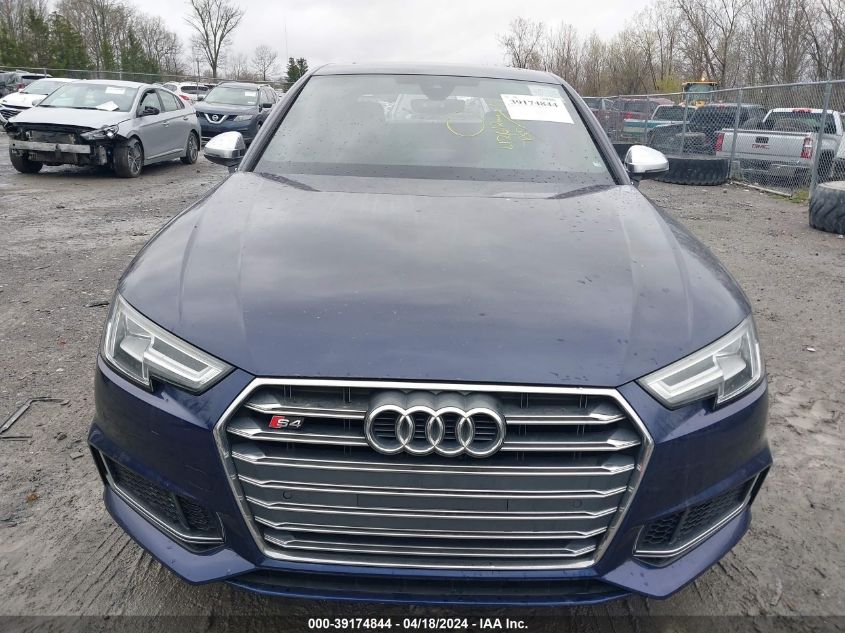 2018 Audi S4 3.0T Premium Plus VIN: WAUB4AF43JA142428 Lot: 39174844