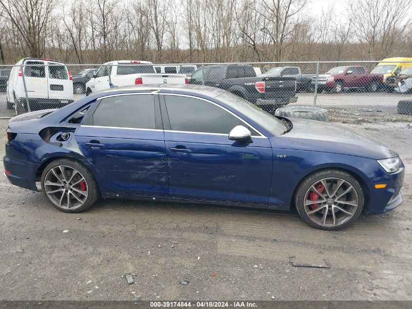 2018 Audi S4 3.0T Premium Plus VIN: WAUB4AF43JA142428 Lot: 39174844