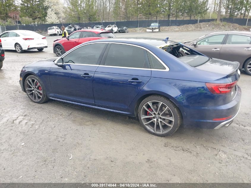 2018 Audi S4 3.0T Premium Plus VIN: WAUB4AF43JA142428 Lot: 39174844