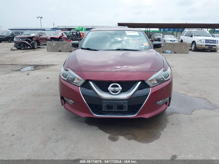 2016 NISSAN MAXIMA VIN: 1N4AA6AP2GC408188